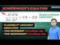 SCHRODINGER S EQUATION - Full Derivation Step by Step Time-Independent SE More