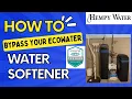How To Bypass Your EcoWater ERR 3700 and ECR 3700 Water Softener