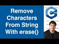 erase String Member Function C Tutorial