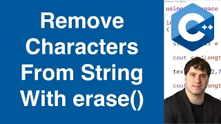 erase String Member Function C Tutorial