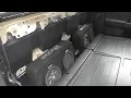 Toyota Tacoma hidden subwoofers Kicker Comp RT