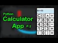 Python Calculator App P2