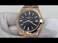 Vacheron Constantin Overseas Pink Gold Blue Dial 4520V