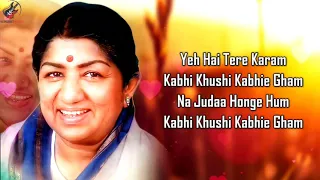 Download Kabhi Khushi Kabhi Gham (LYRICS) - Lata Mangeshkar #RIP MP3