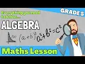 Algebra Math Lesson The Maths Guy