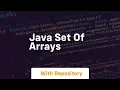 java set of arrays