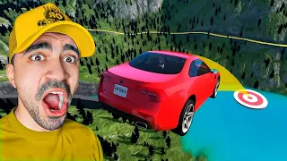 القفز من اعلى ارتفاع في العالم محاكي الحوادث BeamNG 