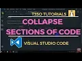 How to collapse sections of code in Visual Studio Code