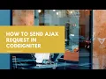 How to send AJAX request in CodeIgniter