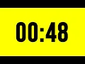 48 Second Timer Countdown No Music With Alarm