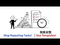 Stop Wasting Time Create Templates for Everything Boost Your Productivity Instantly