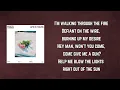 FOALS - Wake Me Up (Lyrics)