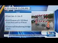 33-hour closure on I-10 West starts Saturday other road closures for week of Dec 3