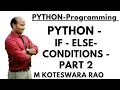 54b Python IF - ELSE