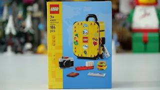 LEGO 40817 Yellow Travel Suitcase Speed Build
