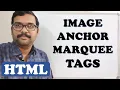 IMAGE ANCHOR MARQUEE TAGS - HTML