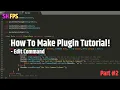 How To Make Basic Plugin Pocketmine Edit Command Tutorial Part