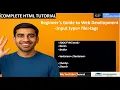 HTML Tutorials - Input type File