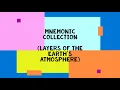 Layers of the Earth s atmosphere Mnemonics