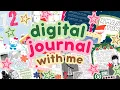 Lagu digital journal with me! 🎅🏻🎀🎄 reading \u0026 archive ☆ (ipad journaling)