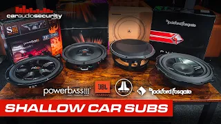 12 Shallow Mount Car Subwoofers JBL JL Powerbass Rockford Fosgate Car Security