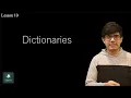 Dictionaries Lesson 10