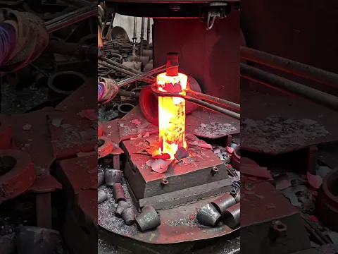 Inside the forging factory Steel Gets Smaller, Stronger, And More Precise #forging #process #machine