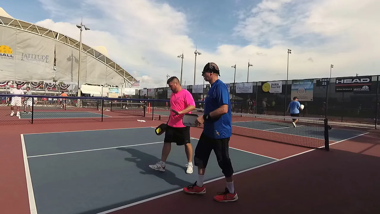 Johnson-Stokes vs Wong-Guy Mens 30+ 2018 US Open Pickleball Tournament
