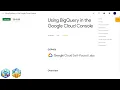Qwiklabs Using BigQuery in the Google Cloud Console GSP406