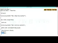Final Class in Java Final Class Java Programming Telugu