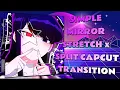 How To Edit on CapCut Simple Mirror Stretch x Split CapCut Transition CAPCUT TRANSITION