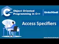 Access Specifiers in C Object Oriented Programming