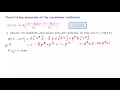 L12 9 Proof of Key Properties of the Correlation Coefficient