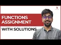 Solving basic function questions Class 63 Python Core Advance Course
