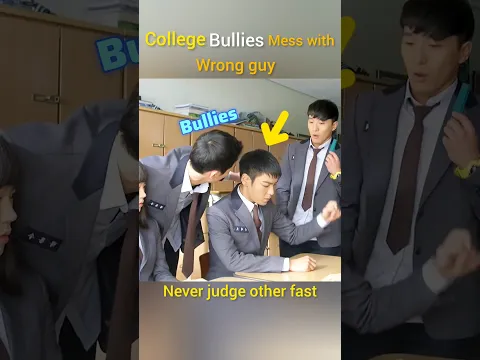 bullies mess with wrong guy 😳#shorts #viral #trending