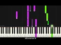 Forty One by Samantha Ebert  synthesia piano tutorial + sheet music + lyrics