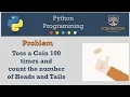Python - Coin Toss Problem