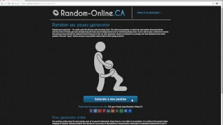 Random sex poses generator