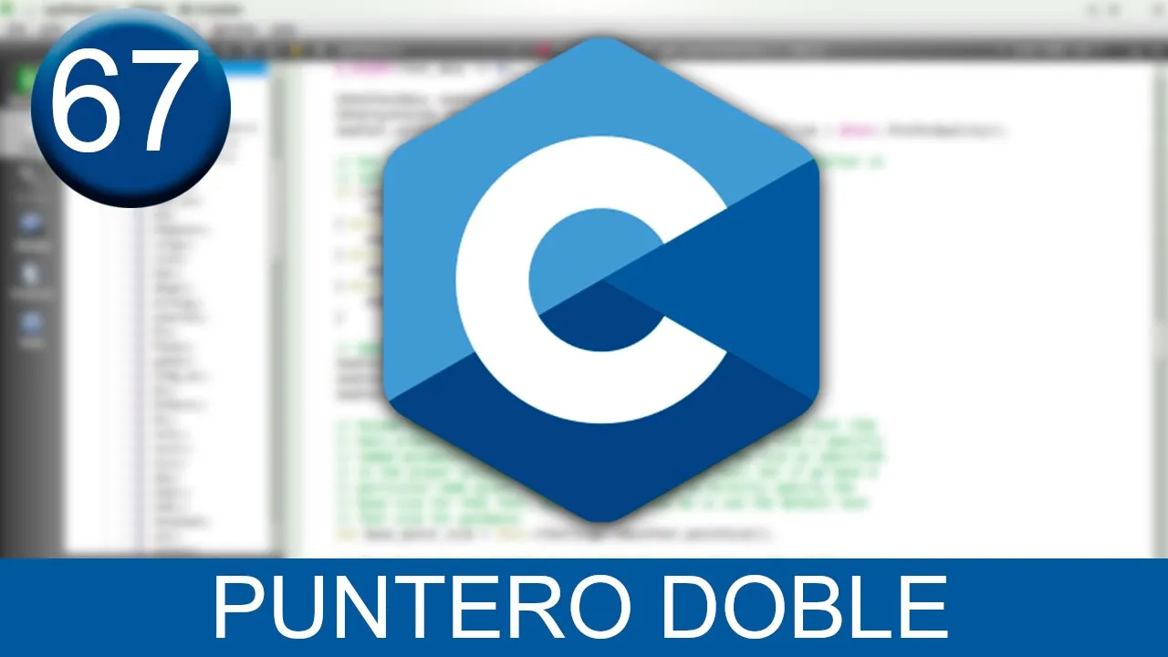 Tutorial de cómo hacer Punteros Dobles en Lenguaje C