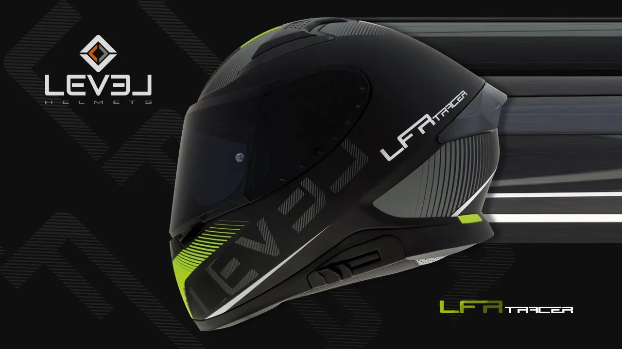 Casco moto LEVEL LFR TRACER