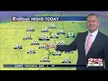 Monday morning weather forecast
