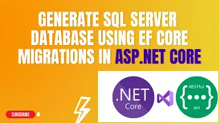 Generate Sql Server Database using EF Core Migrations Code First