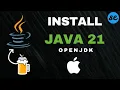 How to Install Java 21 On MacOS using Homebrew - openjdk Mac M1 M2 Intel or Silicon Based Mac