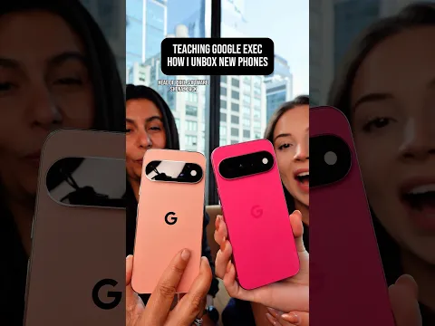 Unboxing the new Google Pixel 11 and 11 Pro with a Google exec!! #google #pixel11 #pixel11pro