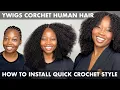 Download Lagu HOW TO INSTALL MULTI-TEXTURED HUMAN HAIR CROCHET EXTENSIONS #YWIGS