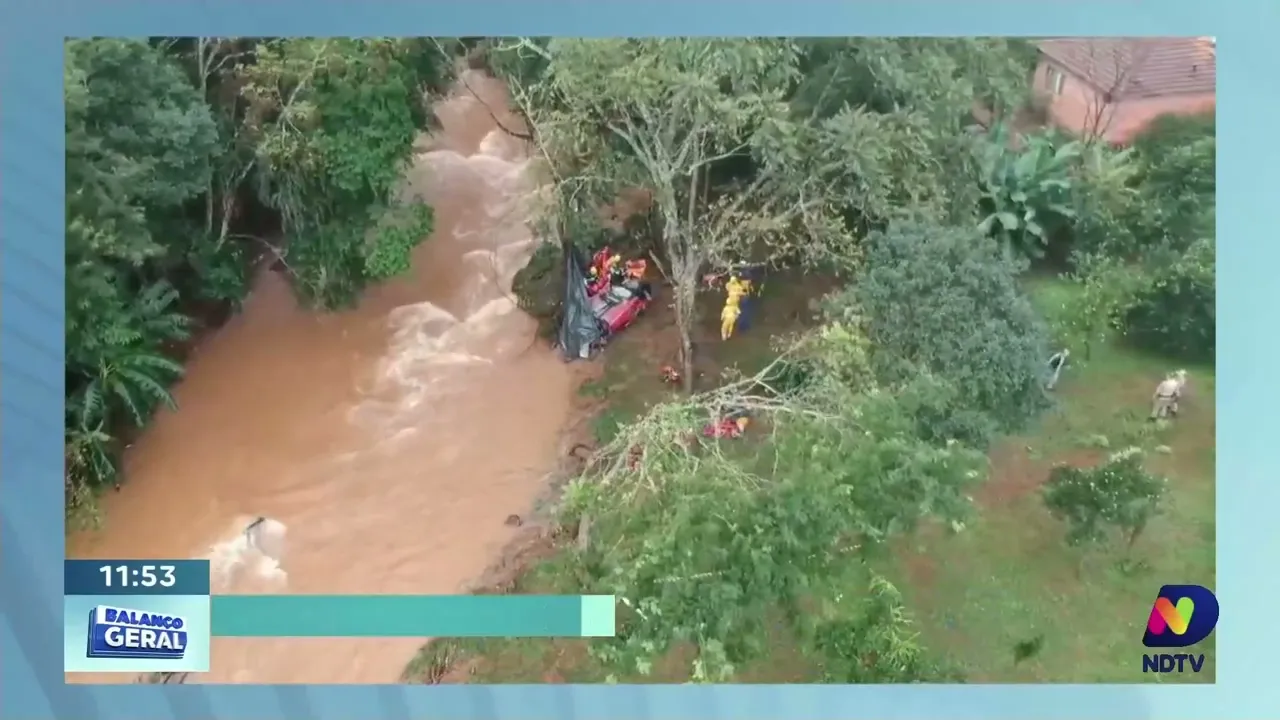 Tragédia em Ipira: homem de 61 anos morre após ser arrastado por correnteza
