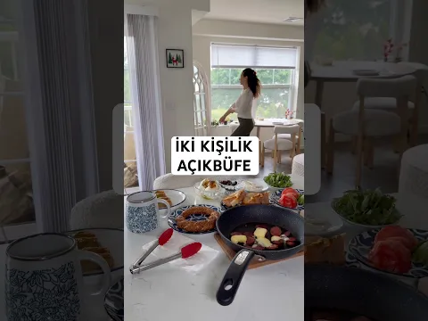 İki kişilik açık büfe 😋23 May 26 haftasonu kahvaltımız