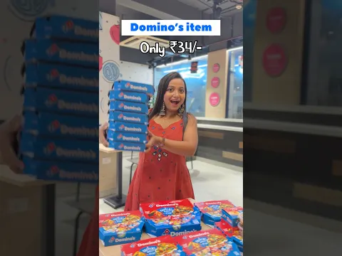 Dominos’s only ₹34/- 😲 #Shorts #ad #viral #offer