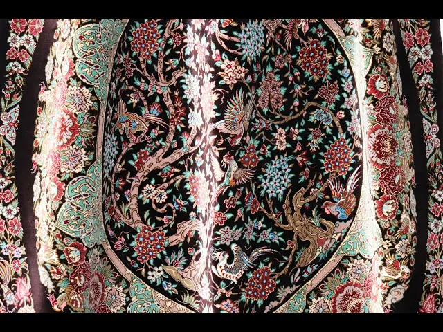 ミルメヒディ工房 メダリオン×生命の樹 100cm四方 (ID2006)