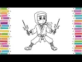 Ninja Coloring Pages Fun Educational Coloring s for Kids